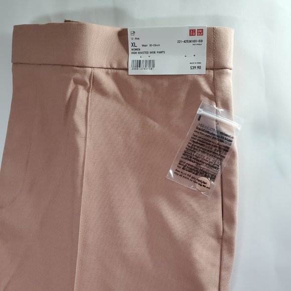 Uniqlo Women High Waisted Wide Leg Trousers - Picture 6 of 11